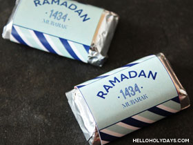 Ramadan Chocolate Wrapper Free Printable