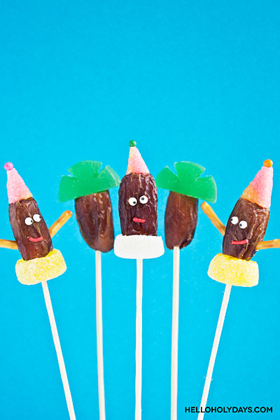 Date and Candy Lollipops
