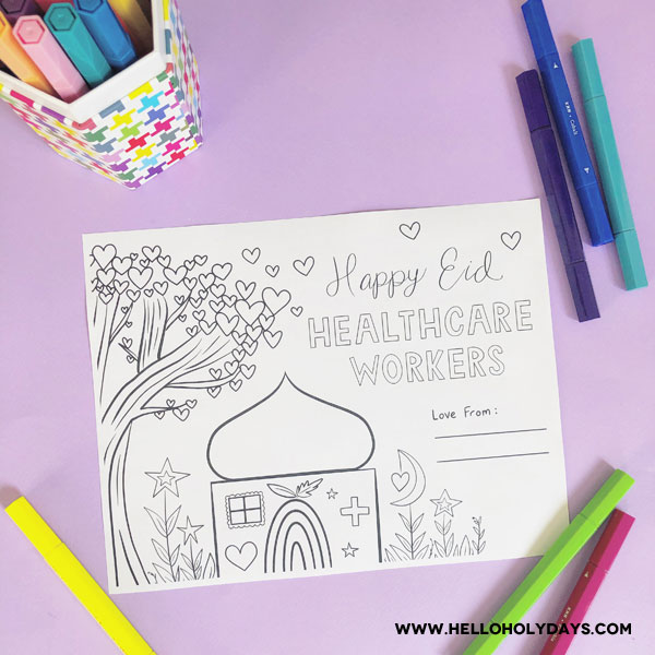 Free Printable Coloring Sheet COVID-19