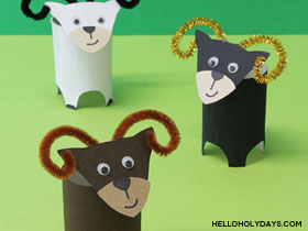 Paper Tube Ram Craft