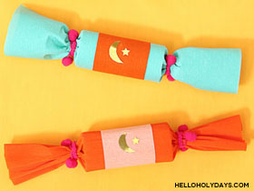 DIY Ramadan Party Crackers