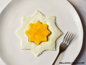 Ramadan Food Ideas: 8 Pointed Star Eggs