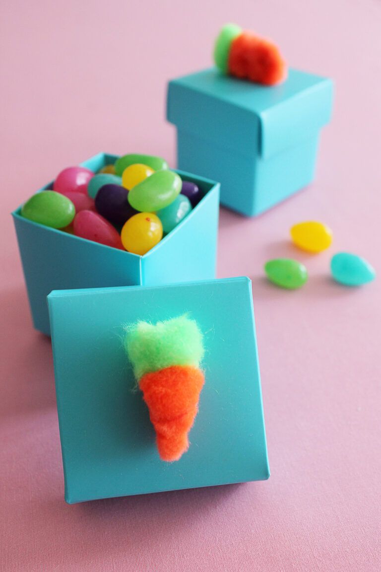 Cute Carrot Favor Boxes